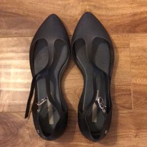 Melissa flats size 8 black